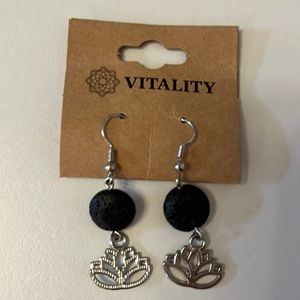 Lotus Flower Diffuser Earrings